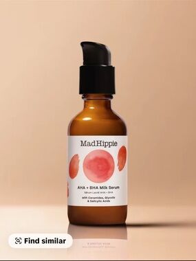 Mad Hippie AHA + BHA Milk Serum – Pink Accent